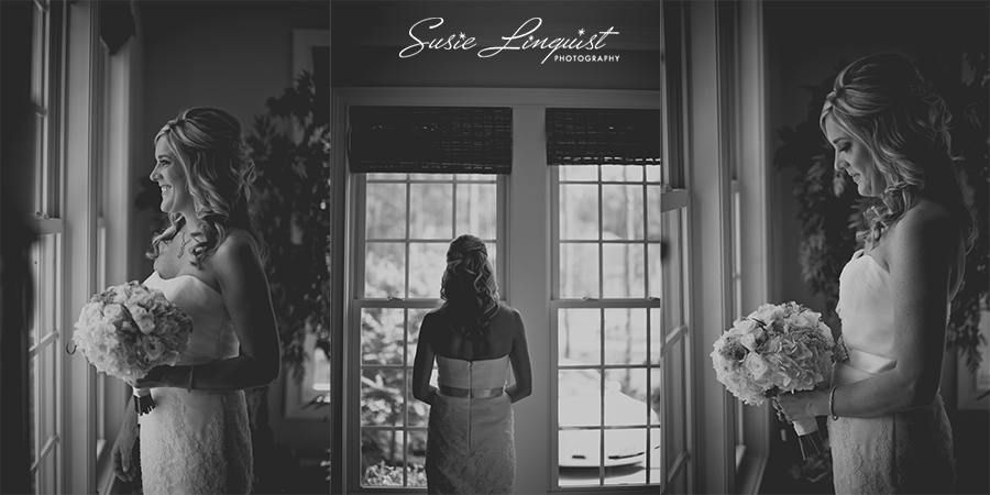 black and white bridal pictures