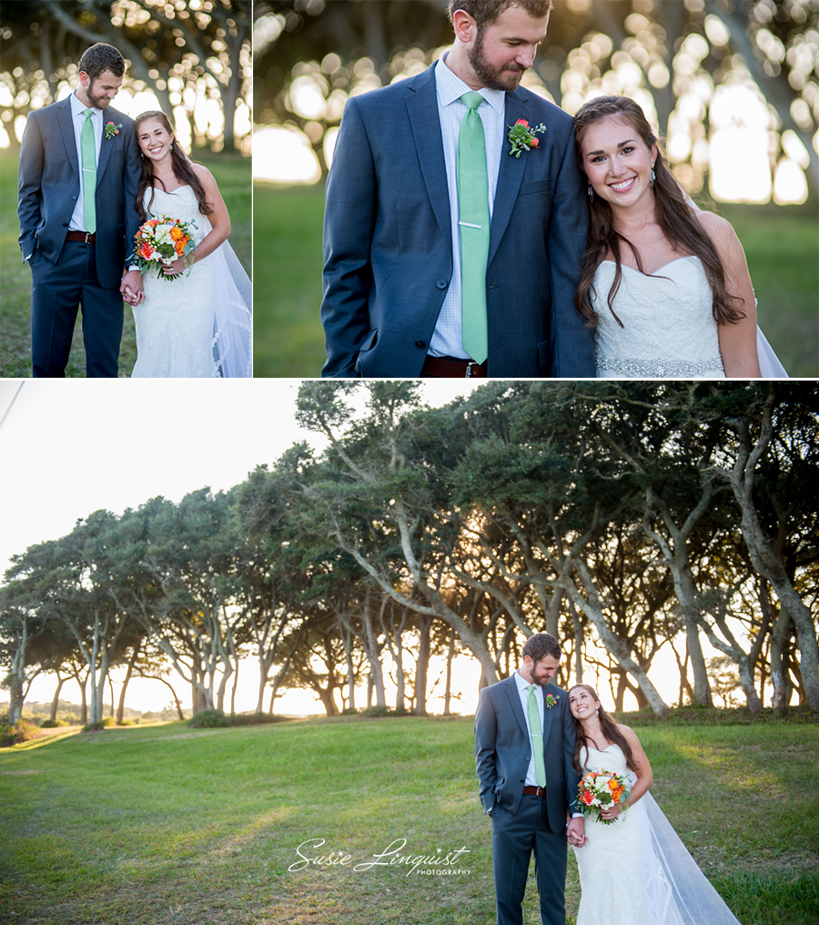 0001.bride and groom portraits fort fisher