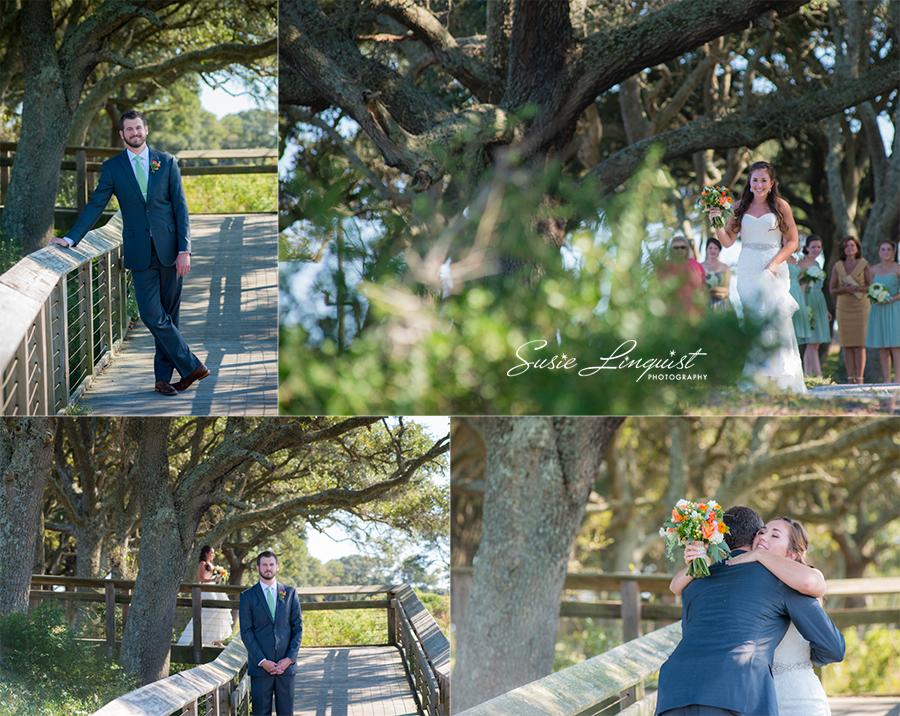 0041.first look fort fisher wedding