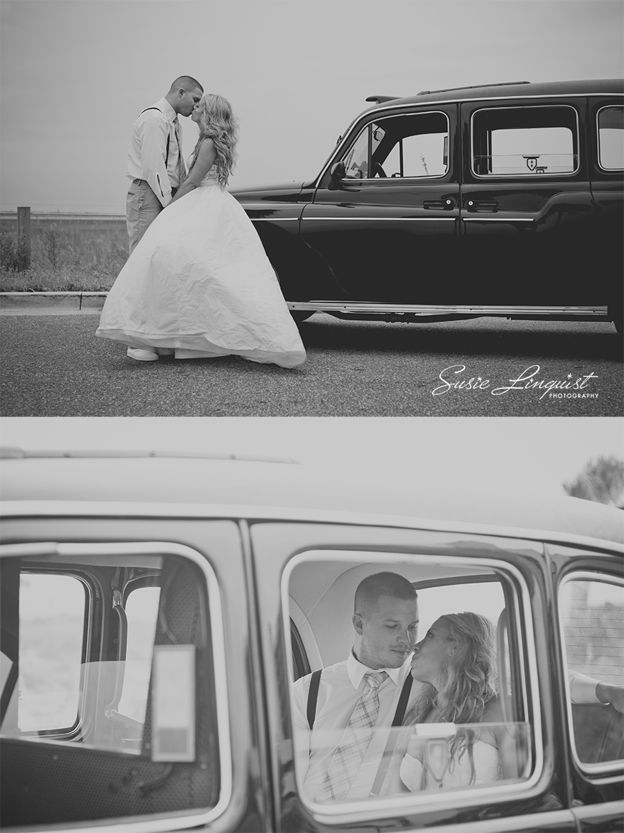 brittish taxi wedding pictures