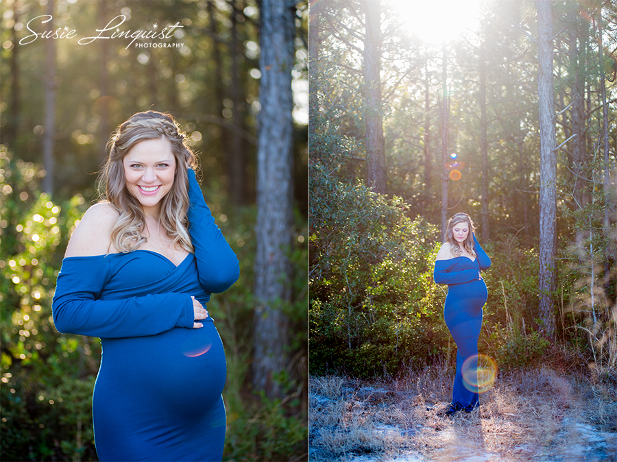 beautiful outdoor maternity session